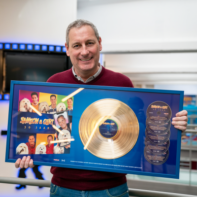 Gouden plaat voor Samson & Gert!