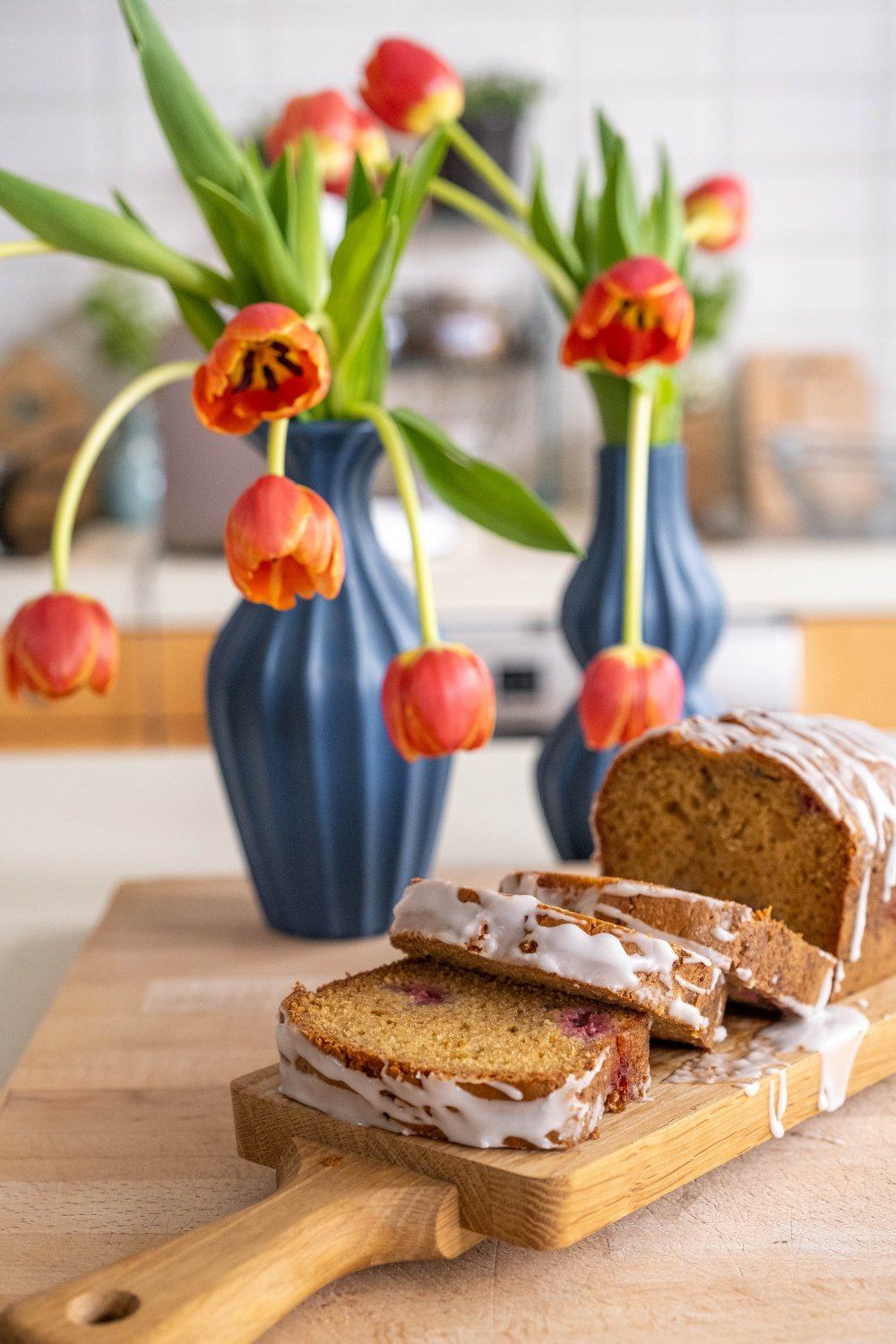 Yoghurtcake met frambozen