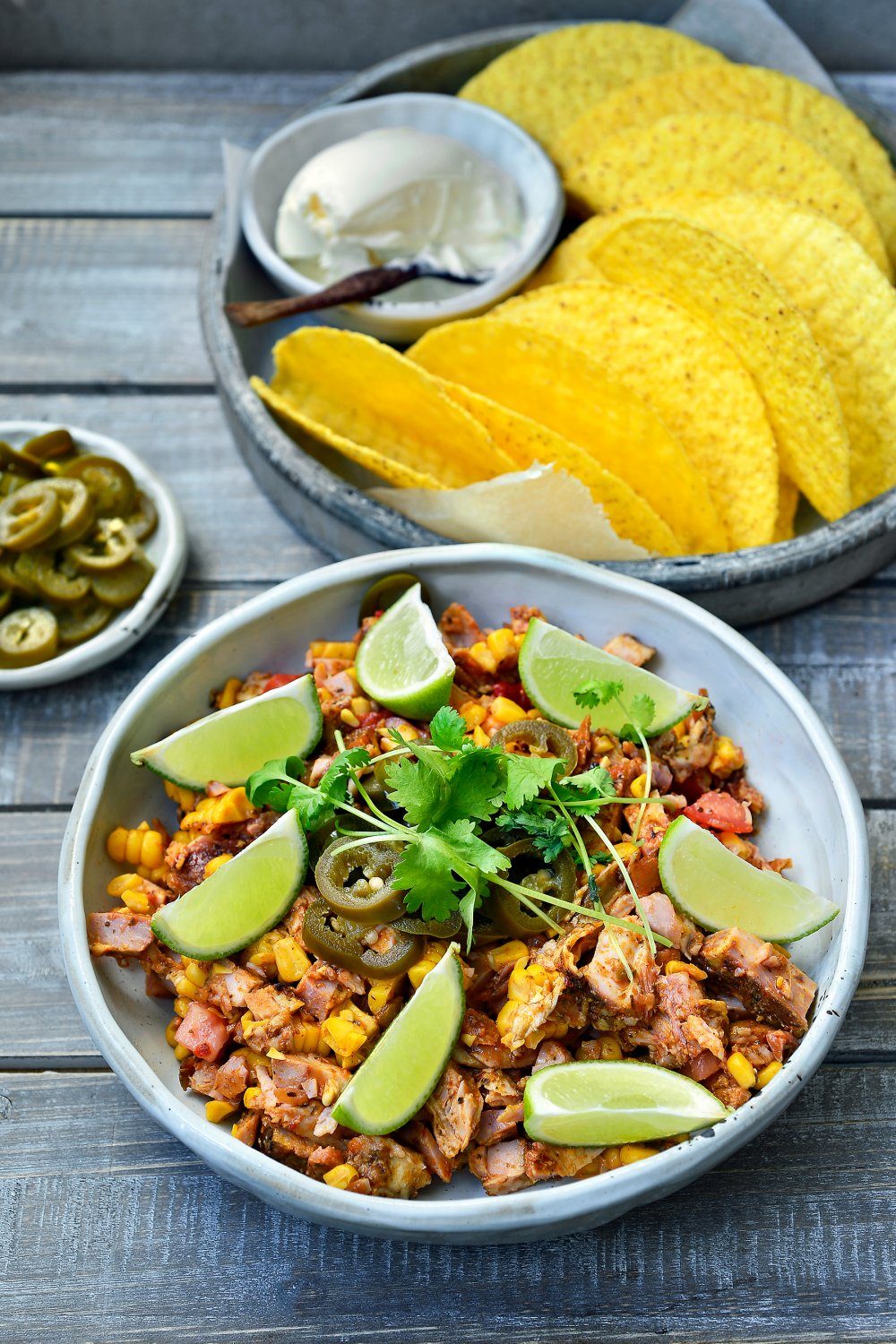 Taco's met pulled ribbetjes