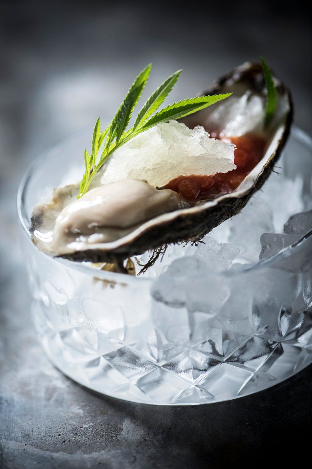 Oester met margarita mescal