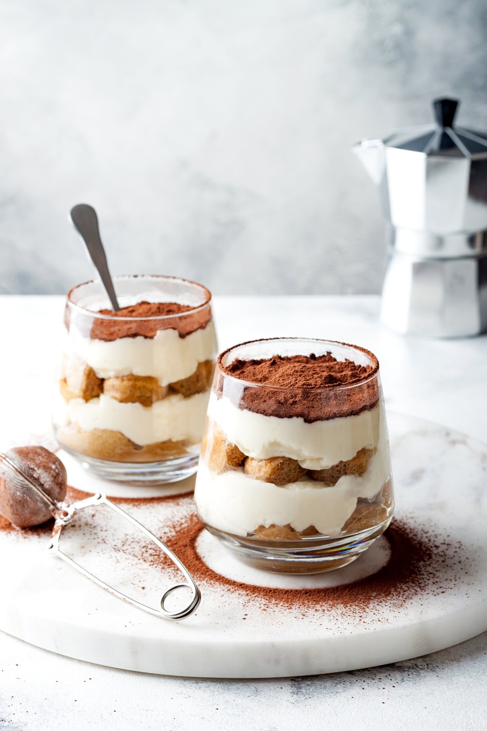 Traditionele Italiaanse tiramisu