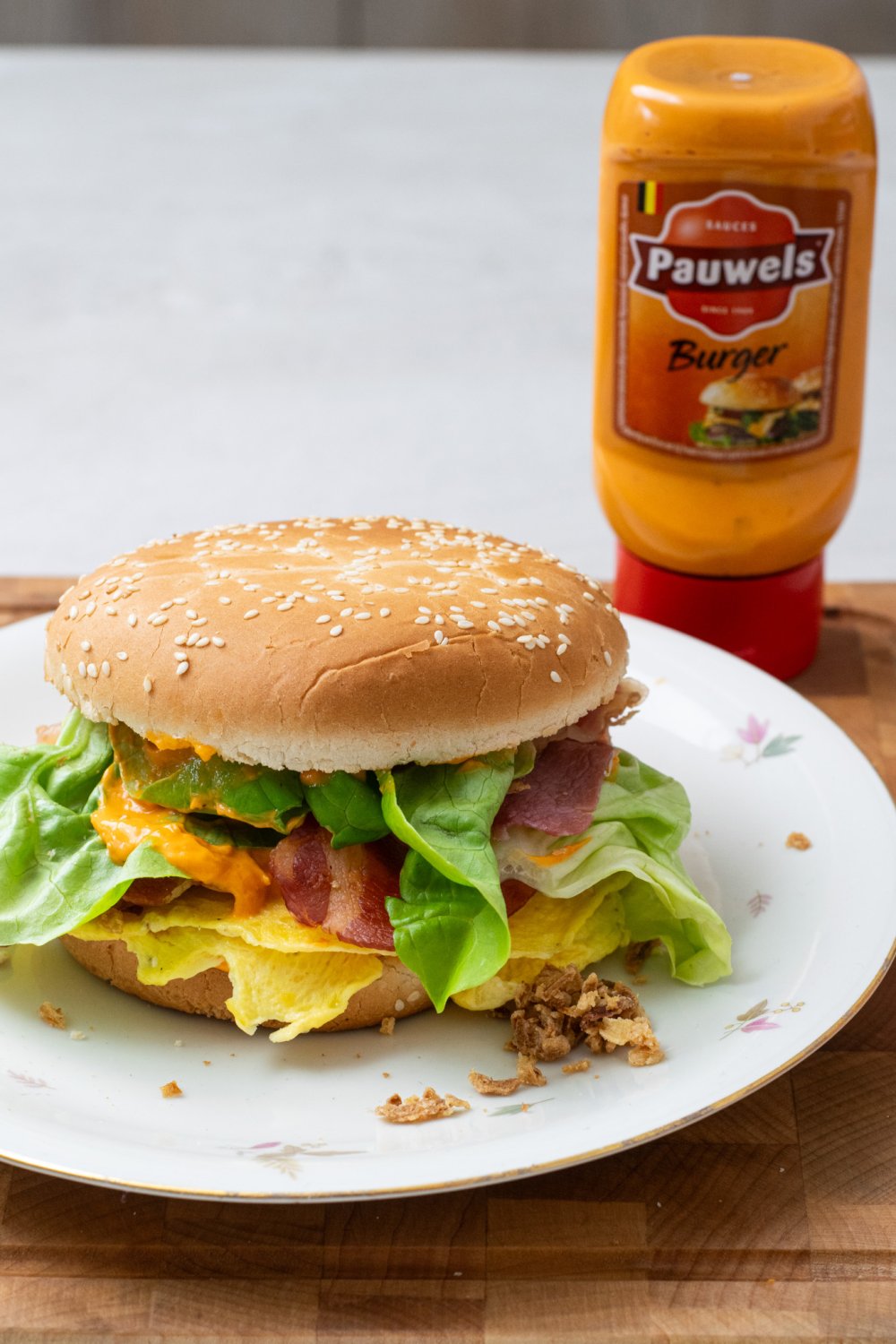 Ei-baconburger