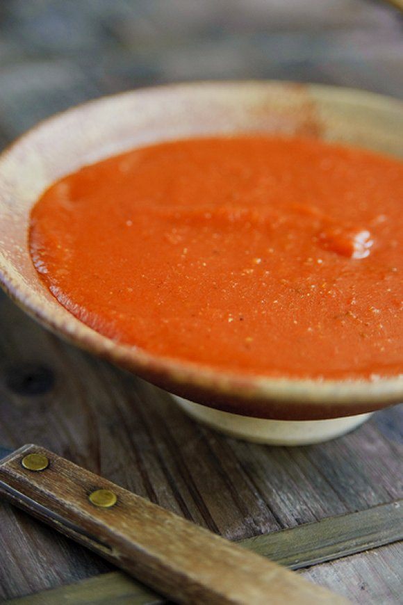 Pikante tomatensaus voor tortilla's