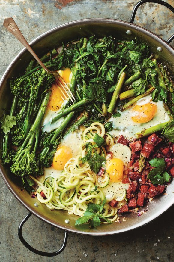 Groene shakshuka