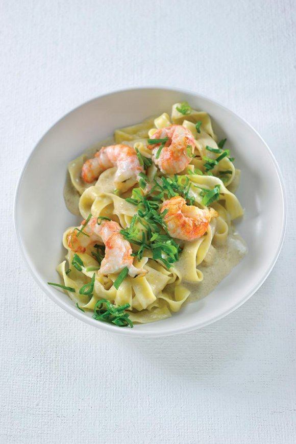 Pasta met langoustines