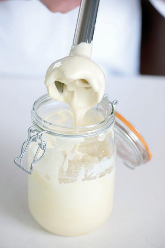 Mayonaise maken met de mixer