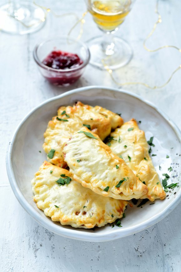 Empanadas met kalkoen en veenbessen