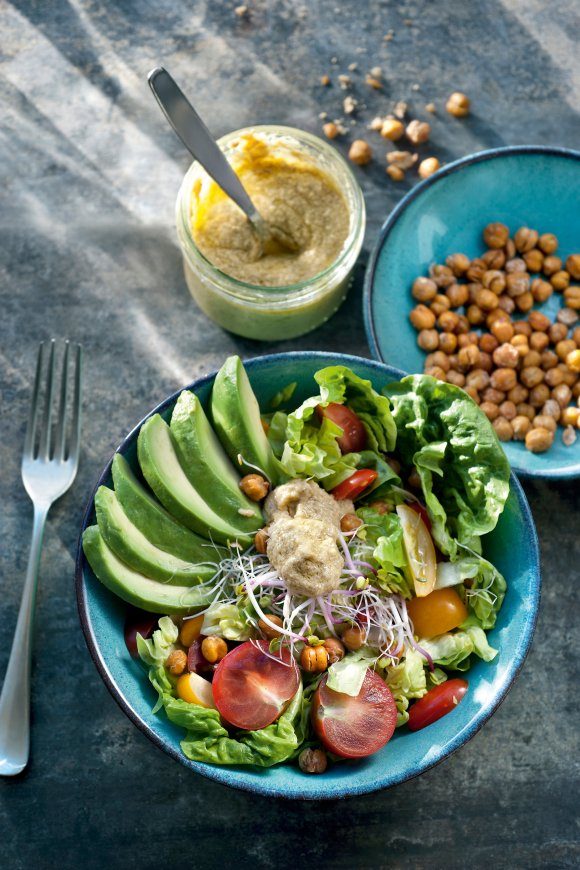 Vegan caesar salade