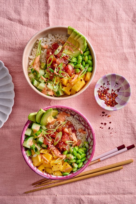 Pokébowl met tonijn