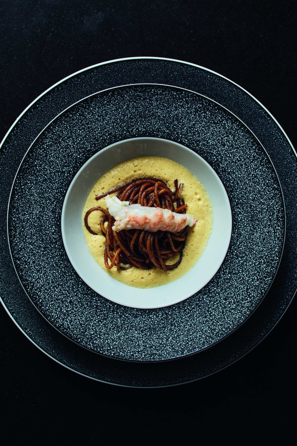 Spaghetti met langoustine