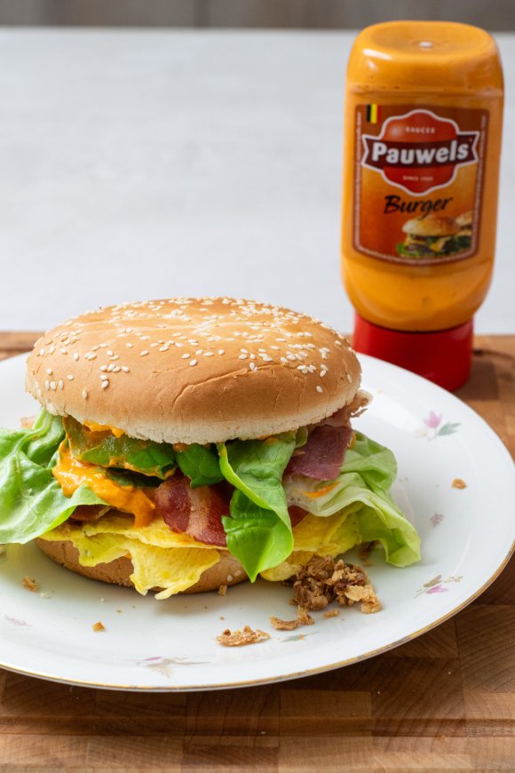 Ei-baconburger