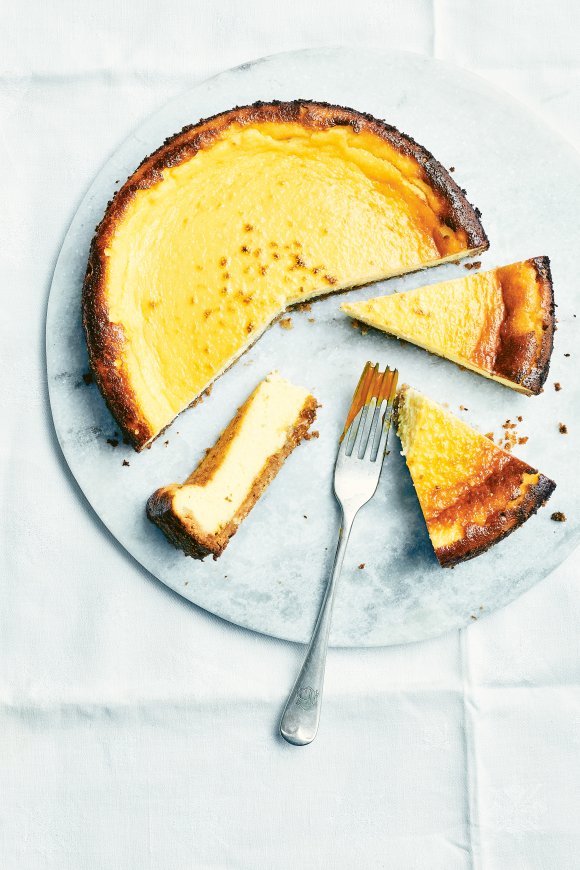 Cheesecake met mangoconfituur