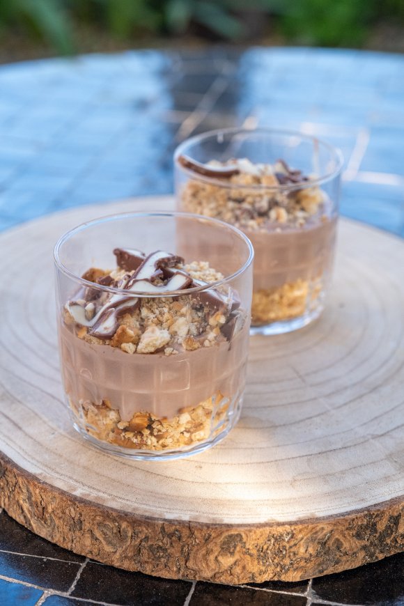 Cheesecake met Kinderchocolade