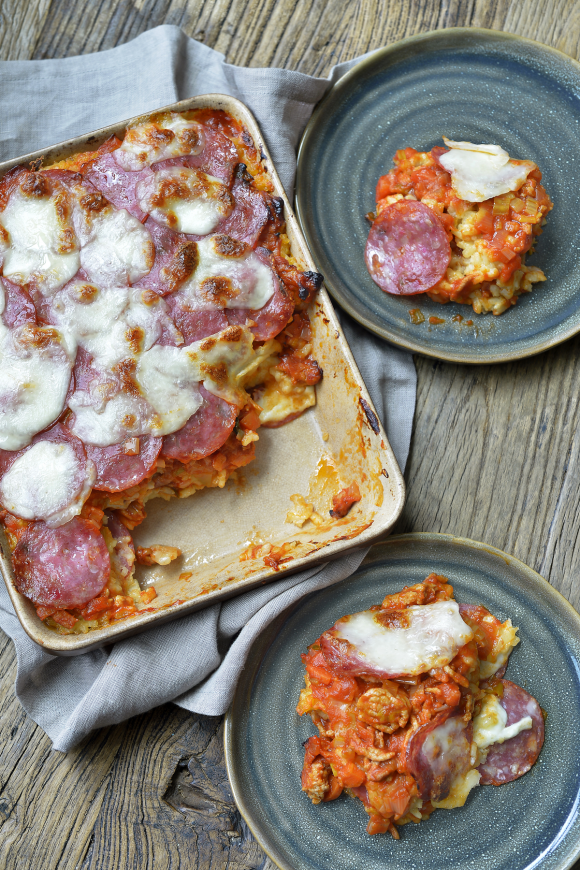 Lasagne van risotto