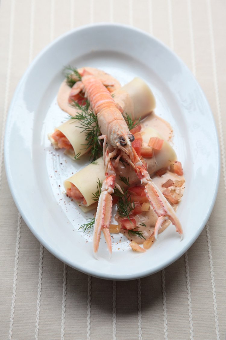 Recept "Bisque van langoustine" njam!