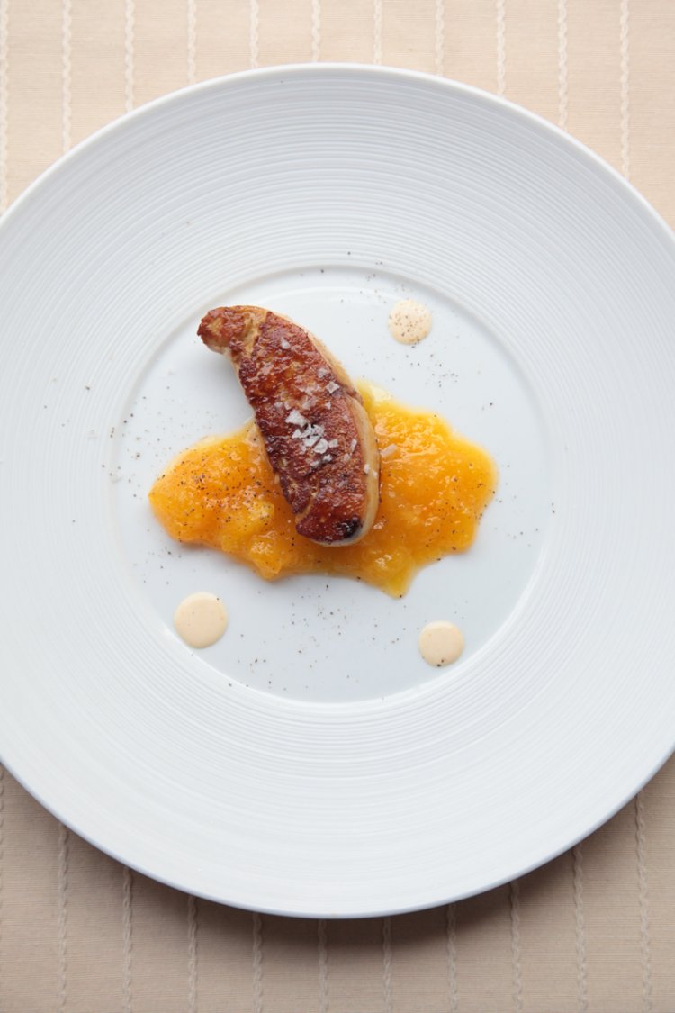 Recept "Gebakken eendenlever" njam!