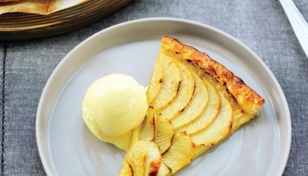 toetje appeltaart met ijs toetje appeltaart met ijs