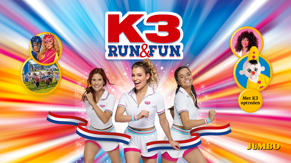 K3 Run & Fun op 10 en 11 juni in Breda