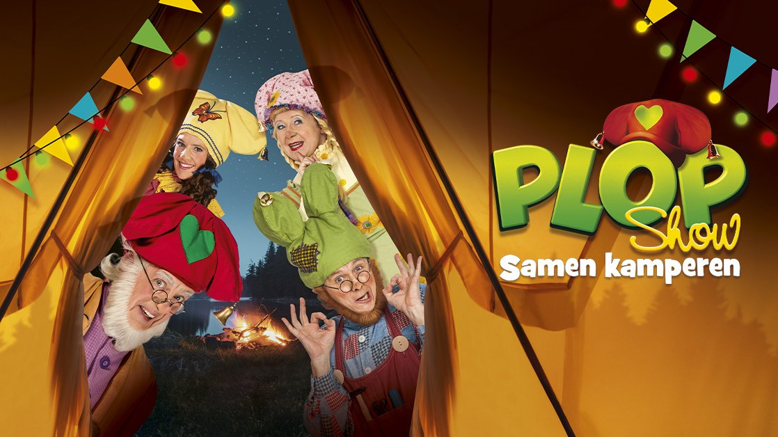 Kabouter Plop en zijn vrienden gaan in de nieuwe Plop show kamperen en jij kan mee!